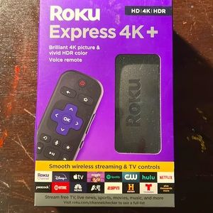 Roku Express HD 4k + Roku Voice Remote BRAND NEW